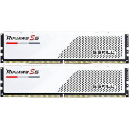   G.Skill 32 GB (2x16GB) DDR5 5600 MHz Ripjaws S5 Matte White (F5-5600J3036D16GX2-RS5W)