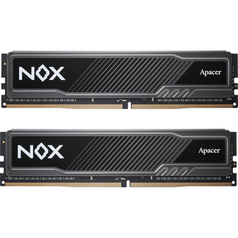 Apacer 32 GB (2x16GB) DDR4 3200 MHz NOX (AH4U32G32C28YMBAA-2) - зображення 1