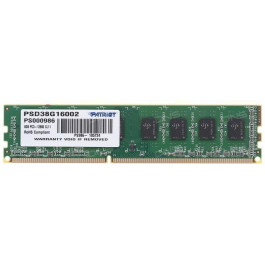   PATRIOT 8 GB DDR3 1600 MHz (PSD38G16002)