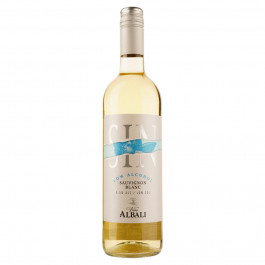   Felix Solis Avantis Вино  Vina Albali Sauvignon Blanc (безалкогольное) 0,75 л напівсухе безалкогольне біле (841070204934