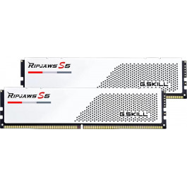   G.Skill 48 GB (2x24GB) DDR5 5200 MHz Ripjaws S5 Matte White (F5-5200J4040A24GX2-RS5W)