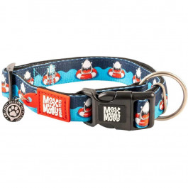   Max & Molly Smart ID Collar Frenzy the Shark Нашийник з QR-кодом, малюнок "Шалена акула" S (4894512023376)