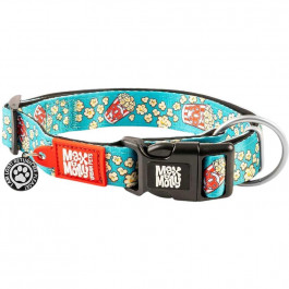   Max & Molly Smart ID Collar Popcorn Нашийник з QR-кодом, малюнок "Попкорн" XS (4894512024601)