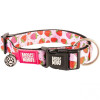 Max & Molly Smart ID Collar Strawberry Dream Нашийник з QR-кодом, малюнок "Полуниця" L (4894512051652) - зображення 1