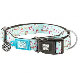   Max & Molly Smart ID Collar Unicorn Нашийник з QR-кодом, малюнок "Єдиноріжки" M (4894512023079)