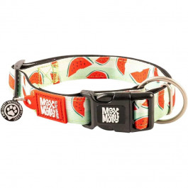   Max & Molly Smart ID Collar Watermelon Нашийник з QR-кодом, малюнок "Кавуни" XS (4894512015654)