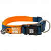 Max & Molly Smart ID Collar Matrix Orange Нашийник з QR-кодом, малюнок "Матрікс помаранчевий" S (4894512017122) - зображення 1