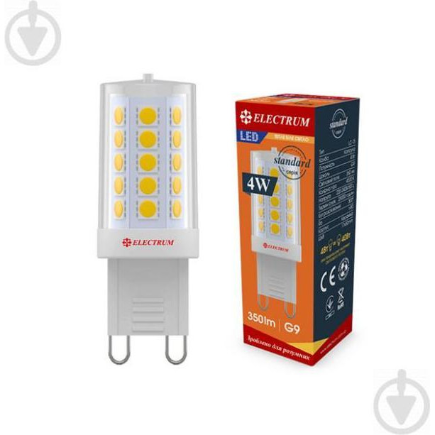 Electrum LED LC-15 4W G9 3000K (A-LC-1895) - зображення 1