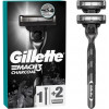 Gillette Станок для бритья мужской  Mach3 Charcoal с 2 сменными картриджами (8700216074308) - зображення 1