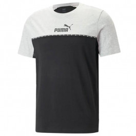   PUMA Футболка ess block x tape tee (673341-04) Сірий