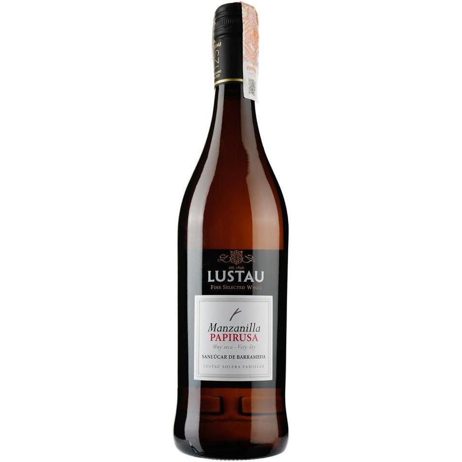 Emilio Lustau Вино Херес  Manzanilla Papirusa Sherry 0,75 л сухе херес біле (8412325000207) - зображення 1