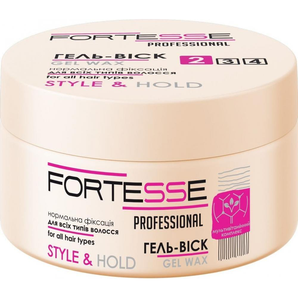 Fortesse Pro Гель-віск для волосся  Professional Style & Hold Gel Wax нормальної фіксації, 75 мл - зображення 1