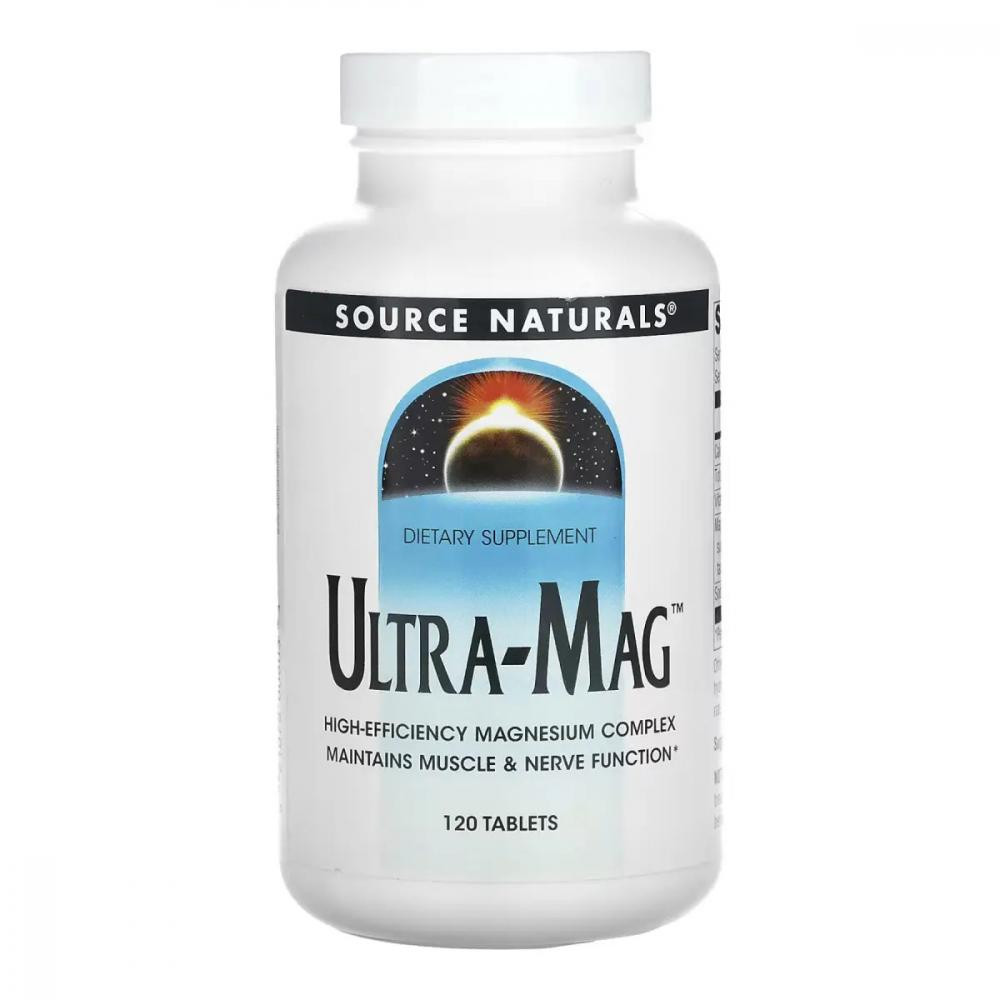 Source Naturals Магній  Ultra-Mag 120 таблеток - зображення 1