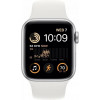 Apple Watch SE 2 GPS 40mm Silver Aluminum Case with White Sport Band - S/M (MNT93) - зображення 3