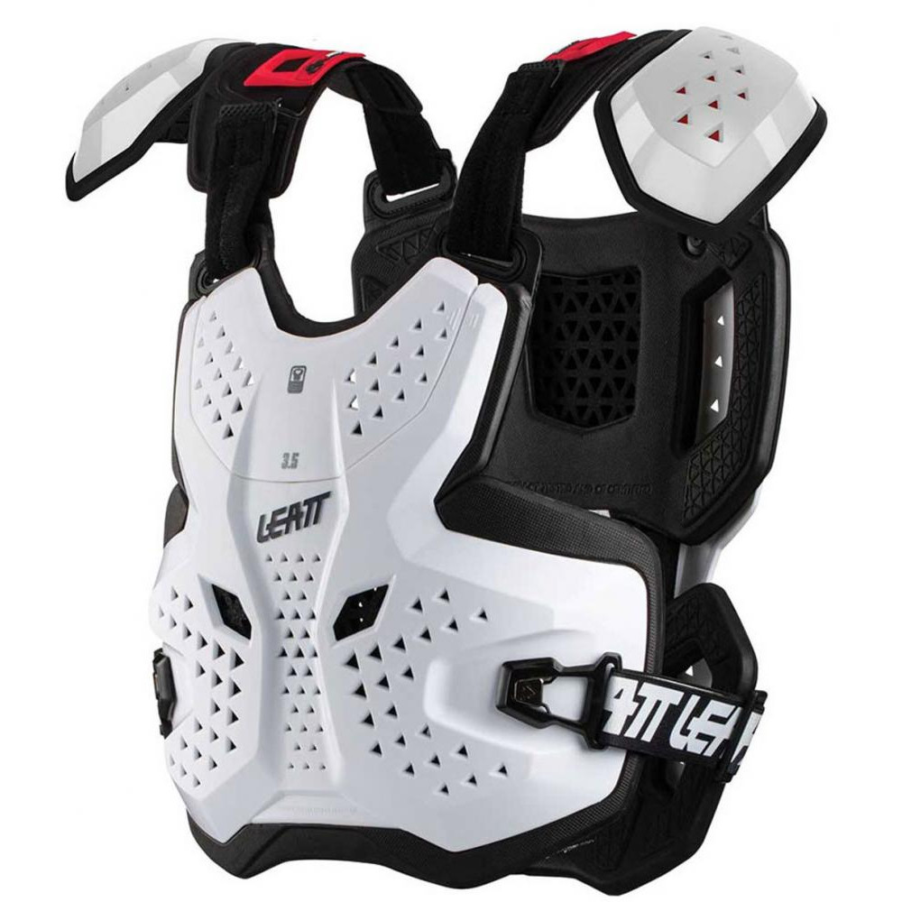 LEATT Моточерепаха Leatt Chest Protector 3.5 Pro White One Size - зображення 1