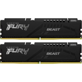   Kingston FURY 64 GB (2x32GB) DDR5 6400 MHz Beast EXPO (KF564C32BBEK2-64)