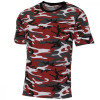 MFH Футболка T-shirt  Streetstyle - Red Camo XL - зображення 1