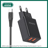 JOKADE JB024 Dual port with cable Type-C Black - зображення 3