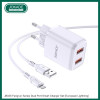 JOKADE JB026 Dual port with cable Lightning White - зображення 2