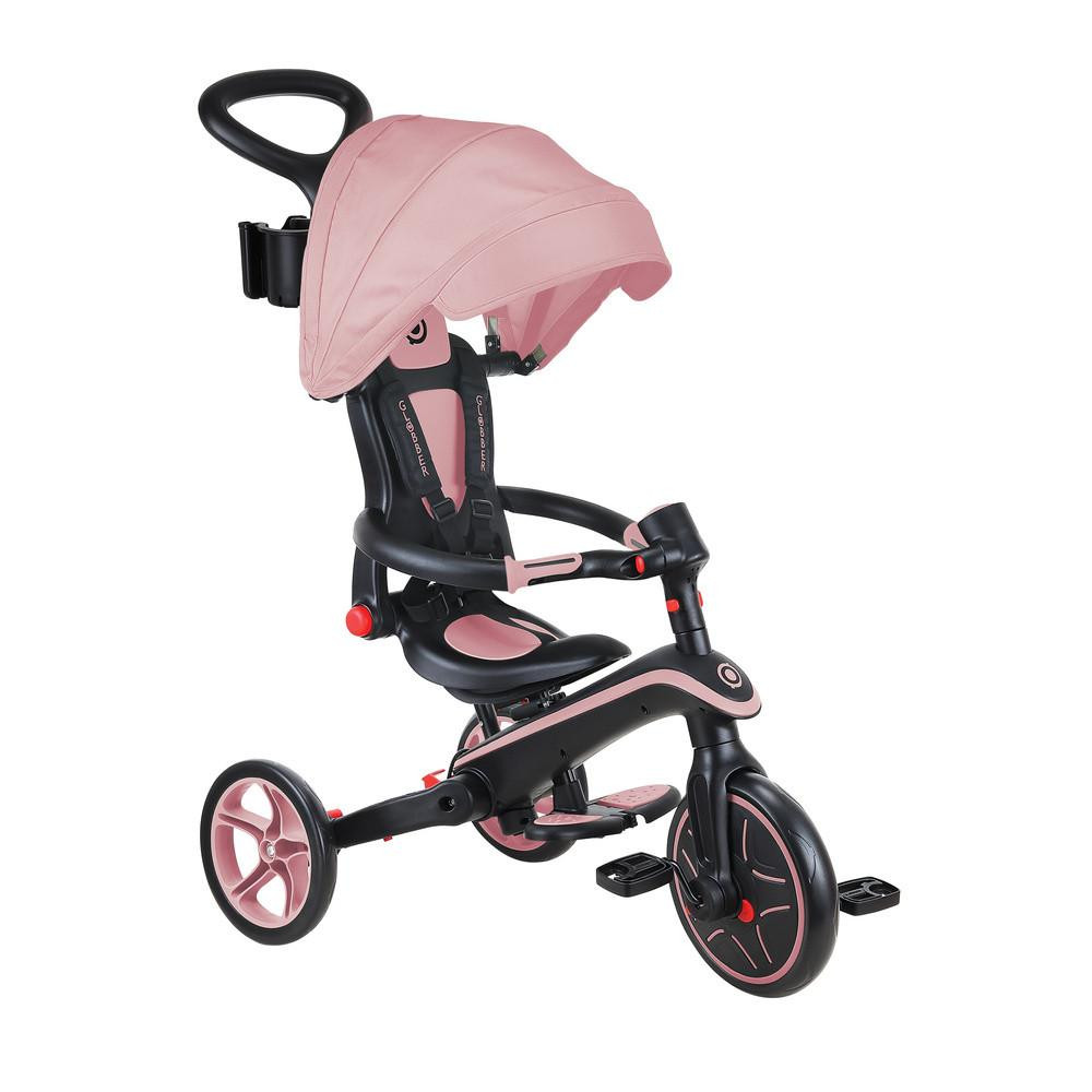 Globber Explorer Trike Foldable Deep Pastel Pink (732-210) - зображення 1