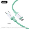 JOKADE JA014 Type-C to Lightning 1m Green 5A PD20W - зображення 2