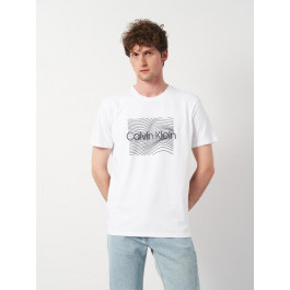   Calvin Klein Футболка бавовняна довга чоловіча  11335.2 2XL (52) Біла (smt2000000000019710)