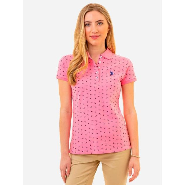 U.S. Polo Assn Поло жіноче  215693-ZH00A(NEW PINK) S Рожеве - зображення 1