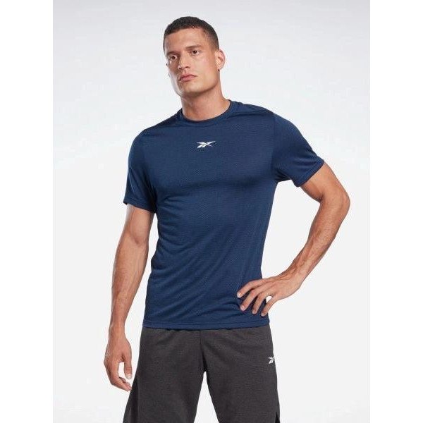 Reebok Футболка  Wor Melange Tee H46642 XS Batblu (4065423358394) - зображення 1