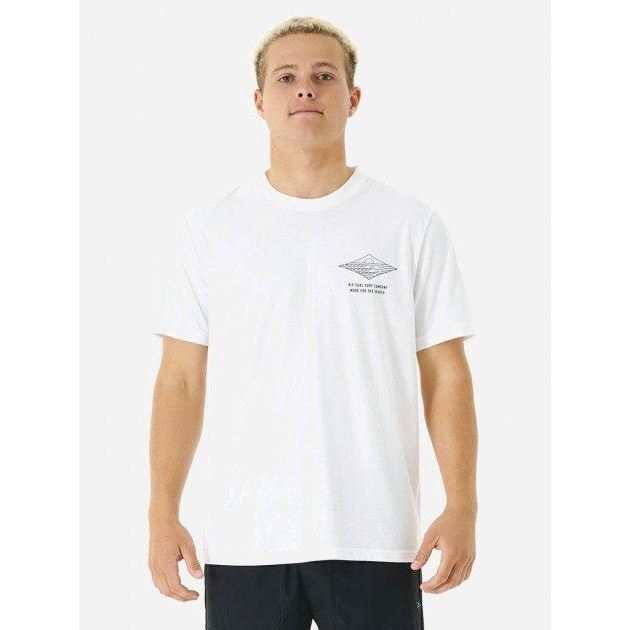 Rip Curl Футболка  Vaporcool Line Up Tee 023MTE-1638 XL Біла (9359082270704) - зображення 1