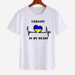   Love&Live Футболка жіноча  Ukraine in my heart-2 LLP01579 XXL Біла (LL2000000340401)