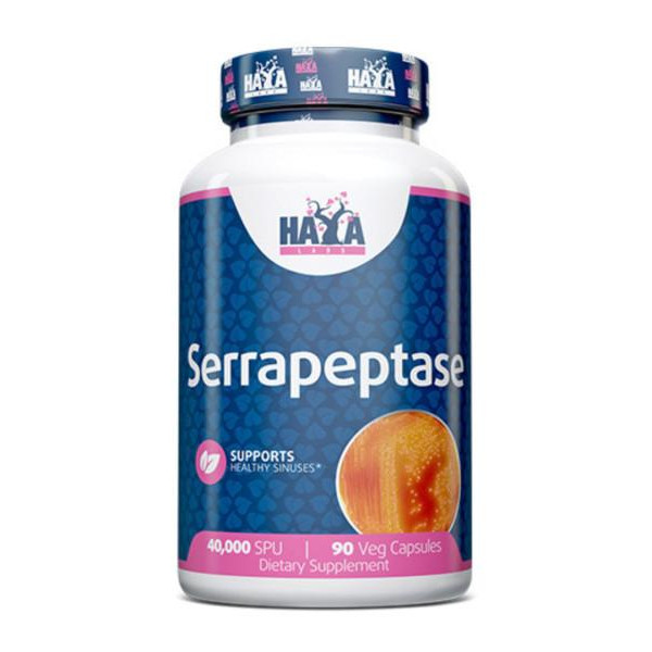 Haya Labs Serrapeptase 40,000 SPU Veg Caps (90 капс) - зображення 1