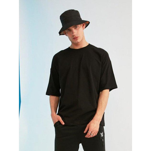 Trendyol Футболка  TMNSS21TS0617 XL Black (8682582494808) - зображення 1