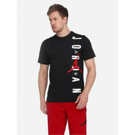   Nike Футболка чоловіча  M Jsw Tee Hbr Vertical Jrdn BV0086-010 L Чорна (885178732720)