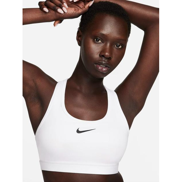 Nike Спортивный топ для фитнеса женский  Bra DX6821-100 XL Белый/Лиловый/Черный (0196608850779) - зображення 1