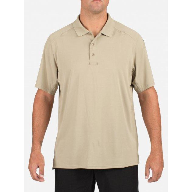 5.11 Tactical Поло  Helios Short Sleeve Polo 41192-160 L Silver Tan (2000980595099) - зображення 1