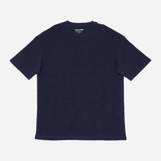 Jack & Jones Футболка чоловіча  XAZ404009BUUZ L Темно-синя (DD8000007410378) - зображення 1