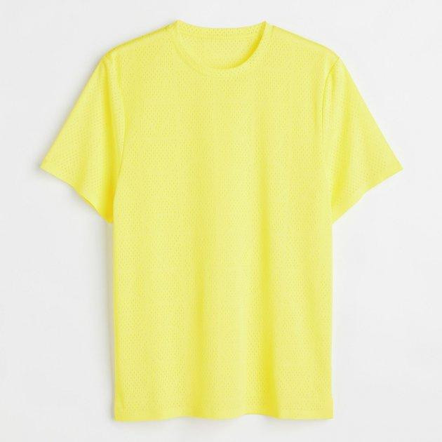 H&M Футболка чоловіча  Sport 1095680ral M Жовта (PS2030000271887) - зображення 1