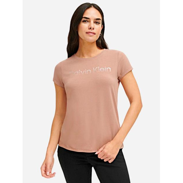 Calvin Klein Футболка бавовняна жіноча  94750849 XL Коричнева (1159809837) - зображення 1