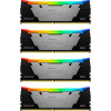 Kingston FURY 128 GB (4x32GB) DDR4 3600 MHz Renegade RGB Black (KF436C18RB2AK4/128) - зображення 1