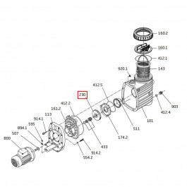   Speck Крильчатка насоса  BADU ТОР ІІ/12 (292.1123.029)