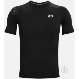   Under Armour Спортивна футболка довга чоловіча  Ua Hg Armour Comp Ss 1361518-001 XXL Чорна (194513917693)