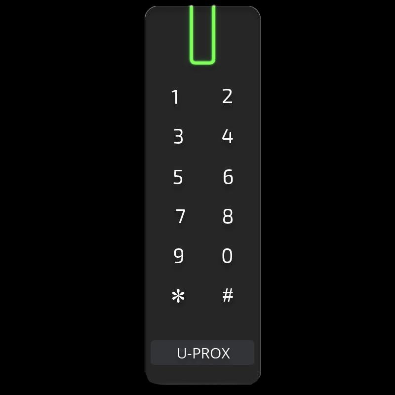 U-Prox SE keypad - Універсальний мультиформатний зчитувач ідентифікаторів з клавіатурою та підтримкою OSDP - зображення 1