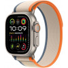 Apple Watch Ultra 2 GPS + Cellular 49mm Titanium Case with Orange/Beige Trail Loop - S/M (MRF13) - зображення 1