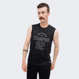   Champion Чорна чоловіча майка  crewneck sleeveless top cha219814-NBK