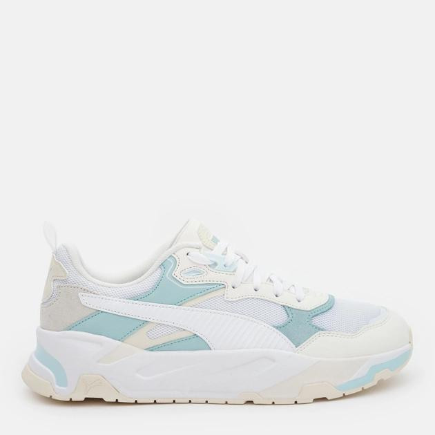 PUMA Чоловічі кросівки  Trinity 38928928 44.5 (10UK) 29 см Warm White- White-Turquoise Surf (409968608019 - зображення 1