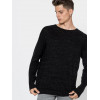 Pull&Bear Лонгслів  XAZ176875TCTX XL Чорний з білим (DD8000003704389) - зображення 1