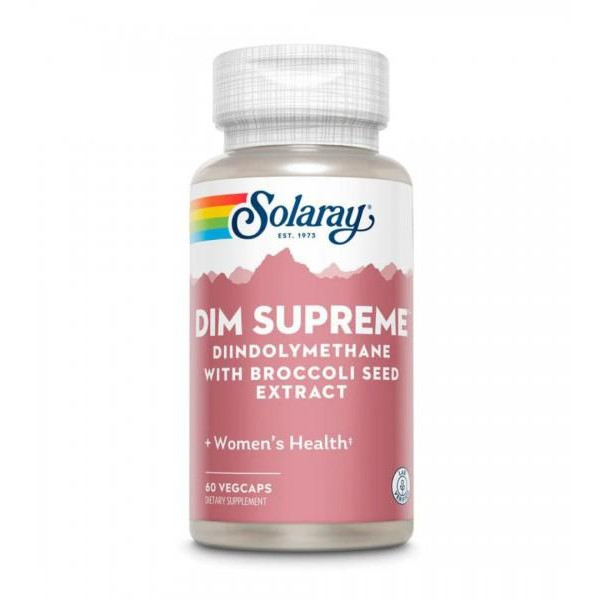 Solaray DIM Supreme with Broccoli Seed Extract Veg Caps (60 капс) - зображення 1