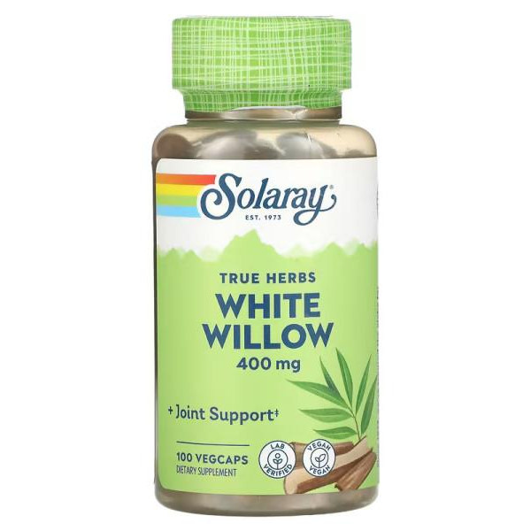 Solaray White Willow 400 mg VegCaps (100 капс) - зображення 1