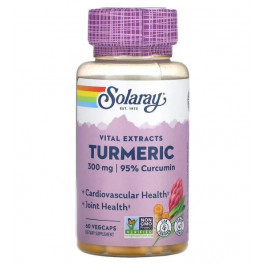   Solaray Turmeric 300 mg | 95% Curcumin Veg Caps (60 капс)