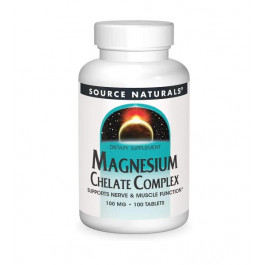   Source Naturals Manganesium Chelate Complex 100 mg (100 табл)